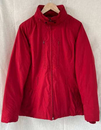Tommy Hilfiger Red Puffer Coat 1
