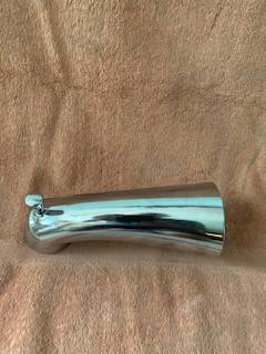 Moen 3801 5.5-Inch Tub Diverter Spout with 1/2-Inch Slip Fit CHROME 1