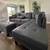 Sectional Sofa with storage ottoman and 2 accent pillows 5 thumbnail