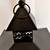 Black Metal Lantern NEW Indoor Outdoor ClassicDecorative Hanging 18x10 3 thumbnail