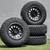 NEW 17” Toyota 4Runner Wheels Lock Black Tacoma Rims A/T Tires 6 thumbnail
