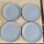 4 x Dinner Plates 10” Ikea Light Blue Grey Like New Simple 3 thumbnail