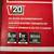 BRAND NEW CRAFTSMAN V20 20 Volt 2 Pack Lithium-ion 4 Ah & 6 Ah Battery 6 thumbnail