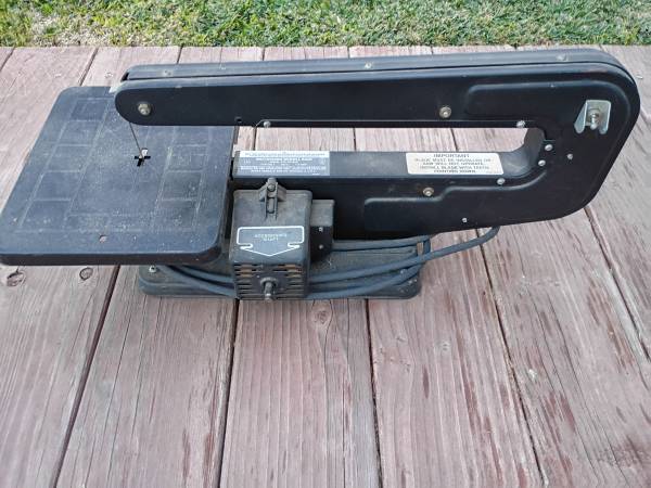 Craftsman scroll saw model 572 1.4amp 1