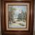 Nicely Framed Signed Oil on Canvas Impasto Painting Winter Scene 1 thumbnail