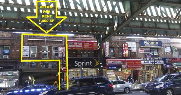 SPACE FOR RENT ----- ROOSEVELT AVE / 82 STREET_1,000sf 1