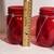 2 NEW red glass jar tealight votive hanging candle holder for patio 4 thumbnail