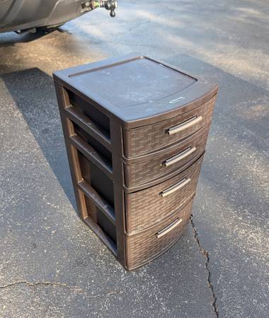 Sterilite 4 Drawer Container - Brown 1