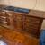 Dark brown solid Oak dresser! 3 thumbnail