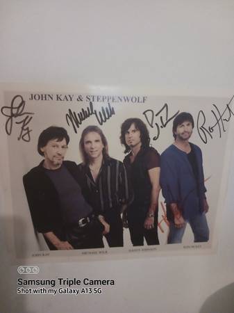 Autographed Steppenwolf Picture 1