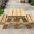Hinged 2-Person Picnic table 2 thumbnail