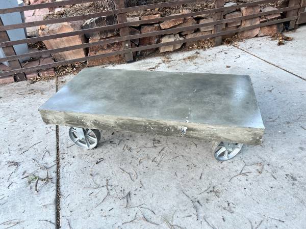 Concrete coffee table 1