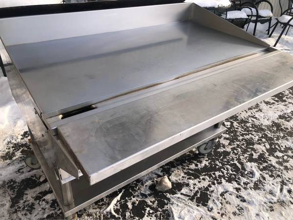 48" KEATING MIRACLEAN GAS GRILL CHROME TOP GRIDDLE RESTAURANT USE 1
