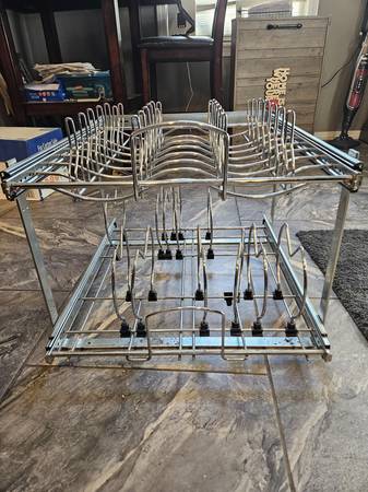 Pull out storage organizer for pots, pans and lids Under cabinet 1