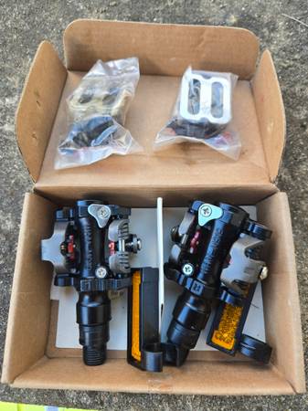 Ascent clipless pedals 1