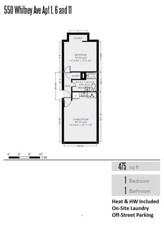 $1,575 / 1br - 800ft2 - Renovated 1BR  with AC - Steps from Yale (New Haven, CT)62947912869891121