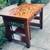 Handmade Craftsman/ Mission Desk Incredible Wood Inlaid Parquetry Top 3 thumbnail
