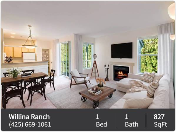 $2,200 / 1br - 827ft2 - Delight in every detail. Our homes are crafted for comfort. (Bothell)63885127784323122