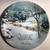 Robert Laessig Christmas “Winterscene Series” Porcelain Plate, Commemorative 2 thumbnail