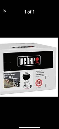 Weber charcoal grill 18”inch brand new 1