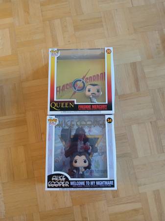 2 - FUNKO POP ALBUMS- FREDDIE MERCURY / ALICE COOPER 1