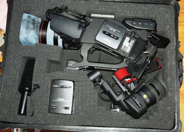 Canon XLH1/Manfrotto 351MVB2 Tripod with 503 Head. 1