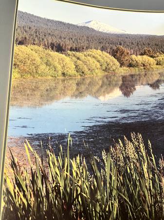 Cascade Lakes Highway view of Mount bachelor local artist photograph 1