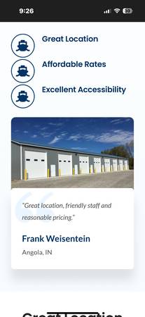 $495 / 1000ft2 - Motorhome storage's  20 x 50' bays (2080 w 175 n)63953481351938120
