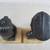Egyptian King Tut & Queen Nefertiti Vtg Bronze Busts On Marble Base 6 thumbnail
