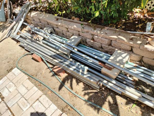 Poles for chain link fence 1