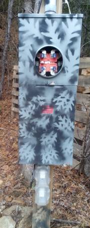 TEMPORARY POWER POLE 1