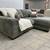 Ashley 2-Piece Gray Corduroy Sectional Couch 6 thumbnail
