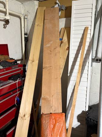 Free wood 2 * 6 2* 10 1* 6  and electrical conduit 1