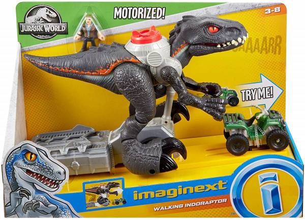 Imaginext Jurrasic World Motorized Indoraptor Toy Play Set NEW 1