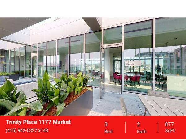 $4,497 / 3br - 877ft2 - Sundeck, Window Coverings, Tech Lounge, High Ceilings (downtown / civic / van ness)63994248509187121