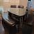 Modern dining table with custom glass top and benches 1 thumbnail