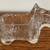 1950s Cut Glass Collection: Oval Candy Dish, Scottie Dog, Donkey Cart 7 thumbnail
