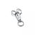 Tiffany 1837 Makers Valet Key Ring - Sterling Silver + Stainless Steel 1 thumbnail