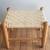 Hand woven small wooden foot stools 1 thumbnail