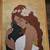 Original Painting of Woman & Black Cat 2 thumbnail