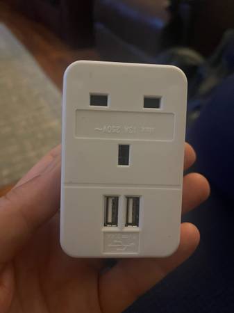 Universal Plug type G UK Adapter with USB Ports see list of countries 1