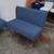 Dorian Armless Banquette in Blue Linen (We Have 2) 8 thumbnail
