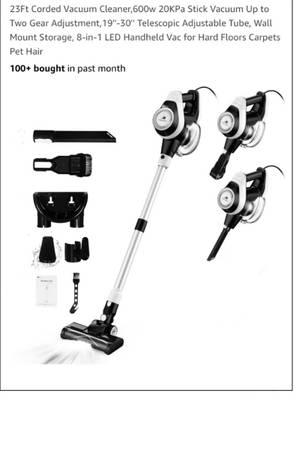 Corded Stick Vacuum 1