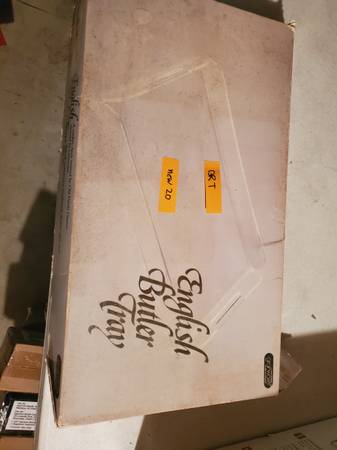 ENGLISH BUTLER TRAY GRAINWARE-NEW 1