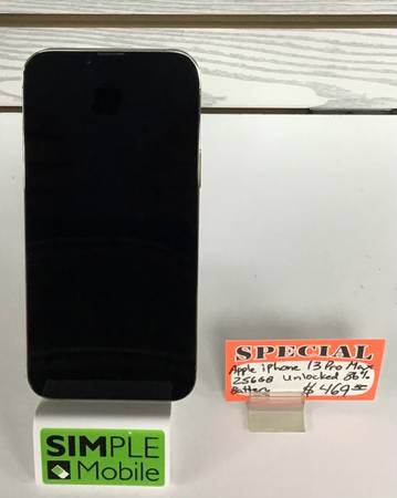 iPhone 13 Pro Max シルバー 256GB バッテリー86% Apple iPhone 13 Pro Max 256GB Unlocked 86% Battery - cell