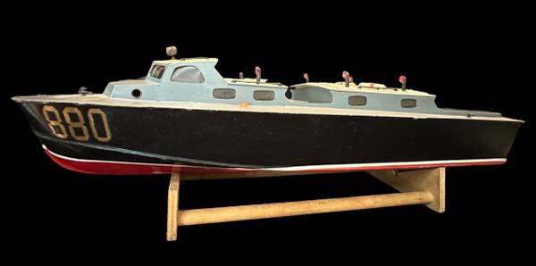 Vintage RC Model Boat - NOT TESTED GA20310 1