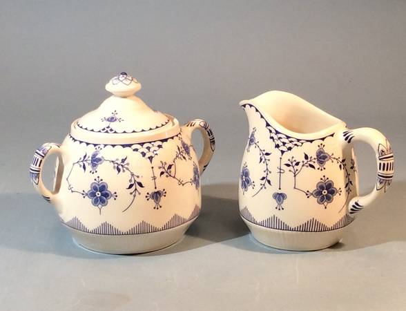 Denmark Cream & Sugar Bowl 1