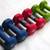 3-4-5 lbs neoprene dumbbell set + rack + 8 lbs, brand new 3 thumbnail