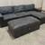 Fred Meyer 3-Piece Leather Sectional + Storage Ottoman 4 thumbnail