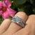 Platinum A Jaffe ring with band combo 1.50 I vs2 Radiant GIA center 2 thumbnail